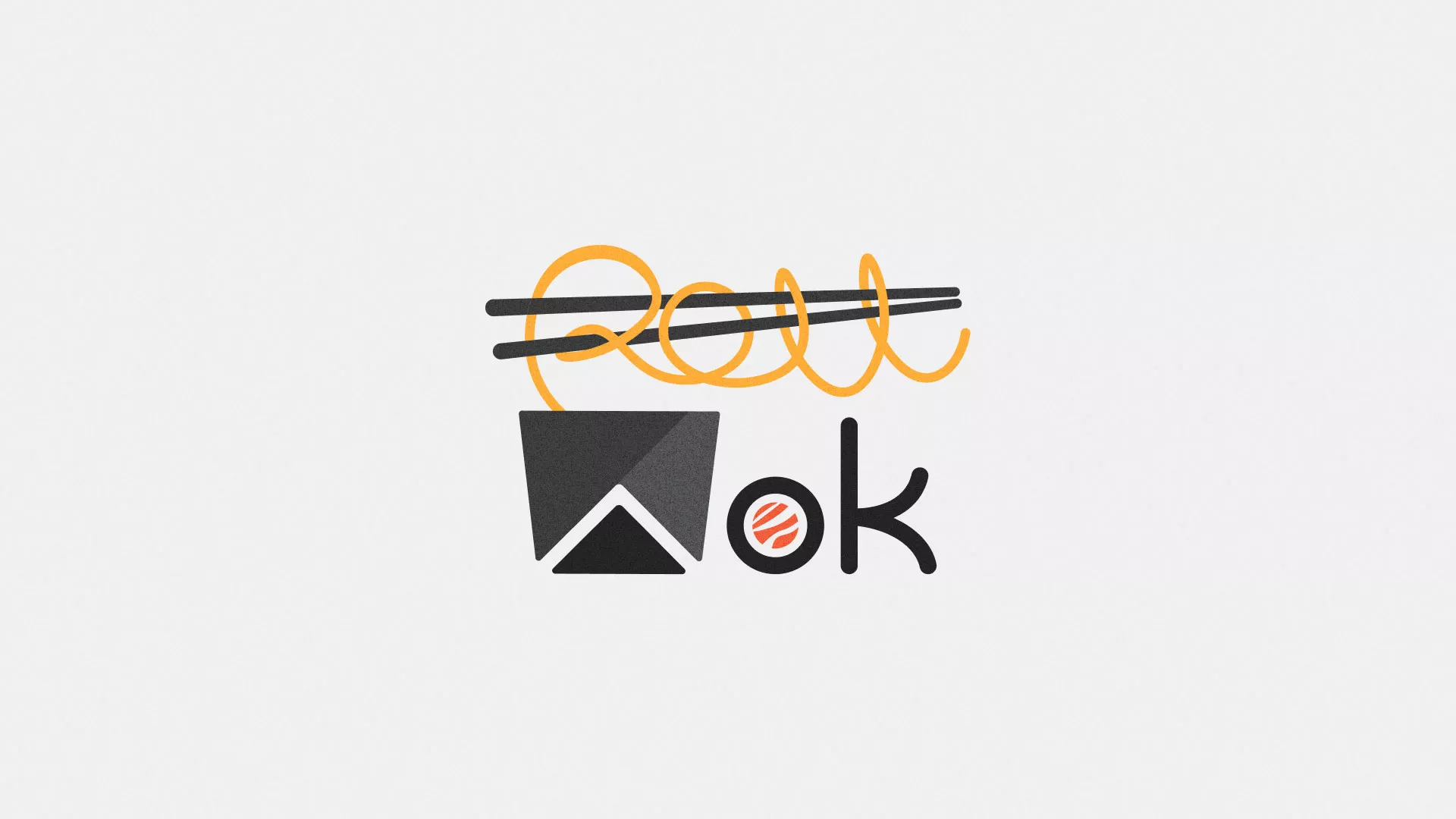 Разработка логотипа в Кропоткине для суши-бара «Roll Wok Club» Разработка логотипа в Кропоткине для суши-бара «Roll Wok Club»